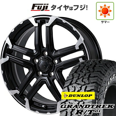 【新品国産車用5穴114.3】 夏タイヤ ホイール4本セット 225/65R17 ダンロップ グラントレック R/T01 RWL/RBL モンツァ JPスタイル MJ-T 7J 17インチ(送料無料)