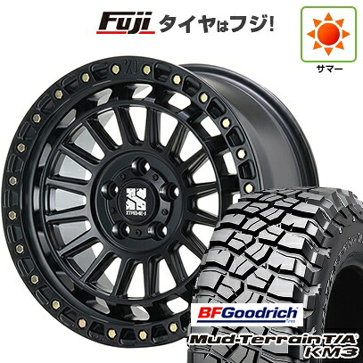【新品】デリカD5 夏タイヤ ホイール4本セット 245/70R16 BFグッドリッチ マッドテレーンT/A KM3 MLJ エクストリームJ XJ08 7J 16インチ(送料無料)|フジ スペシャルセレクション