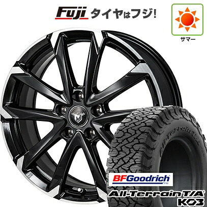 【新品国産車用5穴114.3】 夏タイヤ ホイール4本セット 225/65R17 BFグッドリッチ オールテレーンT/A KO3 RBL モンツァ JPスタイル MJ-V 7J 17インチ(送料無料)｜フジ スペシャルセレクション