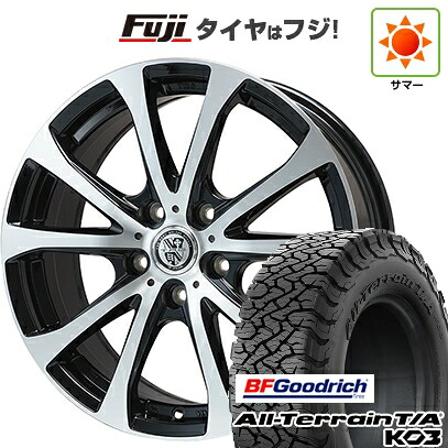 【新品国産車用5穴114.3】 夏タイヤ ホイール4本セット 225/65R17 BFグッドリッチ オールテレーンT/A KO3 RBL ビッグウエイ TRG-バーン XPII 7J 17インチ(送料無料)