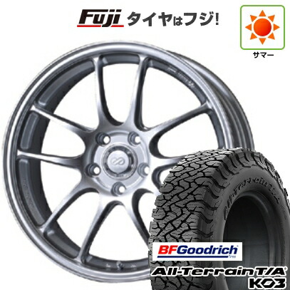 【新品国産車用5穴114.3】 夏タイヤ ホイール4本セット 225/65R17 BFグッドリッチ オールテレーンT/A KO3 RBL ENKEI エンケイ PerformanceLine PF01 7.5J 17インチ(送料無料)