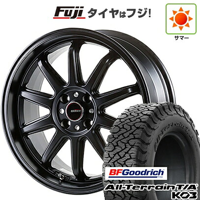 【新品国産車用5穴114.3】 夏タイヤ ホイール4本セット 225/65R17 BFグッドリッチ オールテレーンT/A KO3 RBL ゴジゲン ファイヤーボールダブルアール 7J 17インチ(送料無料)｜フジ スペシャルセレクション