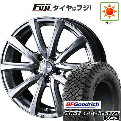 【新品国産車用5穴114.3】 夏タイヤ ホイール4本セット 215/65R16 BFグッドリッチ オールテレーンT/A KO3 RBL WEDS ウェッズ ジョーカー スマッシュ 6.5J 16インチ(送料無料)｜フジ スペシャルセレクション