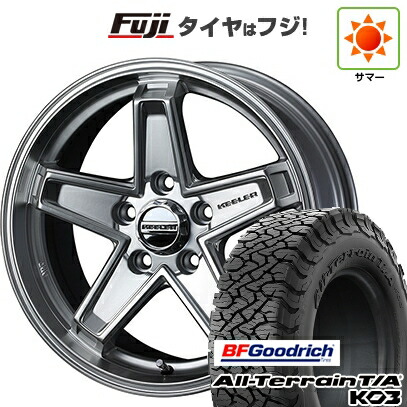 【新品国産車用5穴114.3】 夏タイヤ ホイール4本セット 215/65R16 BFグッドリッチ オールテレーンT/A KO3 RBL WEDS ウェッズアドベンチャー キーラータクティクス ハイパーシルバー 7J 16インチ(送料無料)