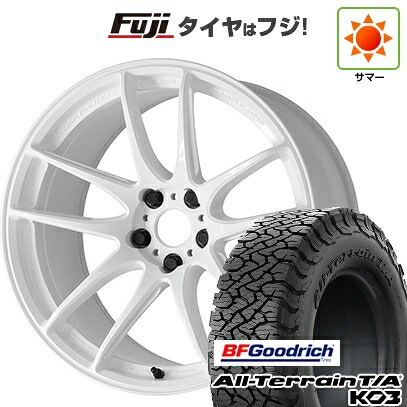 【新品国産車用5穴114.3】 夏タイヤ ホイール4本セット 225/65R17 BFグッドリッチ オールテレーンT/A KO3 RBL WORK ワーク エモーション CR Shigoku 7J 17インチ(送料無料)｜フジ スペシャルセレクション