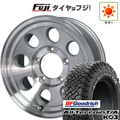 【新品】ジムニーシエラ/ジムニーノマド 夏タイヤ ホイール4本セット 235/75R15 BFグッドリッチ オールテレーンT/A KO3 RWL WEDS ウェッズ ジムライン タイプ2 6J 15インチ(送料無料)