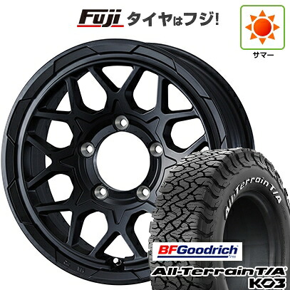 【新品】ジムニー 夏タイヤ ホイール4本セット 175/80R16 BFグッドリッチ オールテレーンT/A KO3 RWL WEDS ウェッズアドベンチャー スタットベルク2 5.5J 16インチ(送料無料) 81,015円