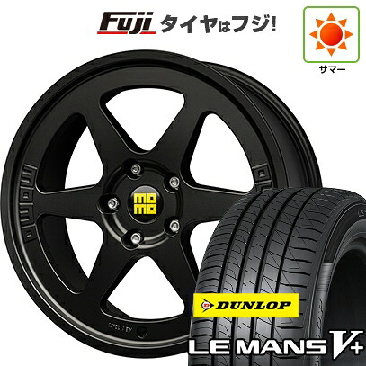 【新品国産車用5穴100】 夏タイヤ ホイール4本セット 215/40R18 ダンロップ ルマン V+(ファイブプラス) モモ ヘリテージ 6 8J 18インチ(送料無料)|フジ スペシャルセレクション