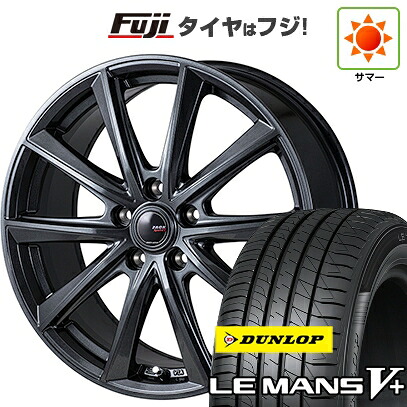 【新品国産車用5穴114.3】 夏タイヤ ホイール4本セット 215/55R17 ダンロップ ルマン V+(ファイブプラス) モンツァ ZACK Sport-FT 7J 17インチ(送料無料)
