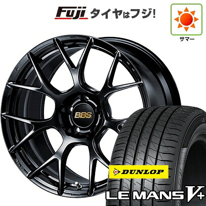 【新品国産車用5穴114.3】 夏タイヤ ホイール4本セット 225/35R19 ダンロップ ルマン V+(ファイブプラス) BBS JAPAN RE-V7 8J 19インチ(送料無料)|フジ スペシャルセレクション