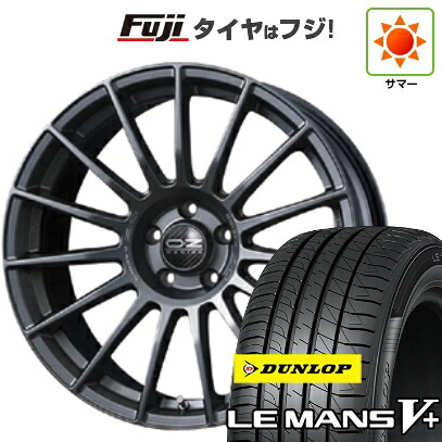 【新品国産車用5穴114.3】 夏タイヤ ホイール4本セット 225/40R18 ダンロップ ルマン V+(ファイブプラス) OZ スーパーツーリズモ LM 8J 18インチ(送料無料)