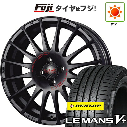 【新品国産車用5穴114.3】 夏タイヤ ホイール4本セット 215/50R17 ダンロップ ルマン V+(ファイブプラス) OZ スーパーツーリズモ GT 7J 17インチ(送料無料)