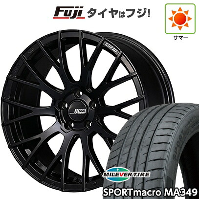 【新品国産車用5穴114.3】 夏タイヤ ホイール4本セット 215/35R19 ミレバー スポーツマクロ MA349(限定) SSR ライナー M10モノブロック 8.5J 19インチ(送料無料)|フジ スペシャルセレクション