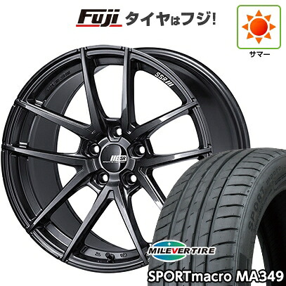 【新品国産車用5穴114.3】 夏タイヤ ホイール4本セット 215/35R19 ミレバー スポーツマクロ MA349(限定) SSR ライナー タイプ10モノブロック 8.5J 19インチ(送料無料)|フジ スペシャルセレクション