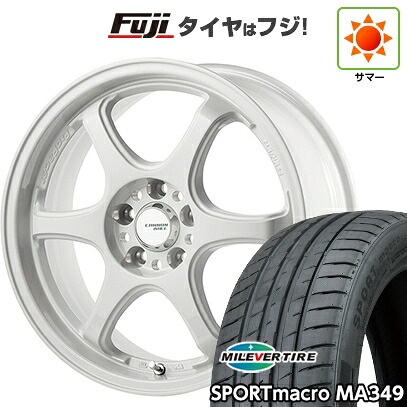 【新品国産車用5穴100】 夏タイヤ ホイール4本セット 225/40R18 ミレバー スポーツマクロ MA349（限定） ゴジゲン PROレーサー キャノンボール 8.5J 18インチ(送料無料) 81,565円