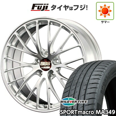 【新品国産車用5穴114.3】 夏タイヤ ホイール4本セット 245/45R19 ミレバー スポーツマクロ MA349（限定） BBS JAPAN RZ-D 8.5J 19インチ(送料無料)