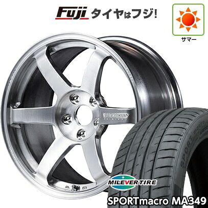 【新品国産車用5穴114.3】 夏タイヤ ホイール4本セット 245/40R20 ミレバー スポーツマクロ MA349（限定） RAYS レイズ ボルクレーシング TE37 サーガ S-plus A.S.T. 9J 20インチ(送料無料)