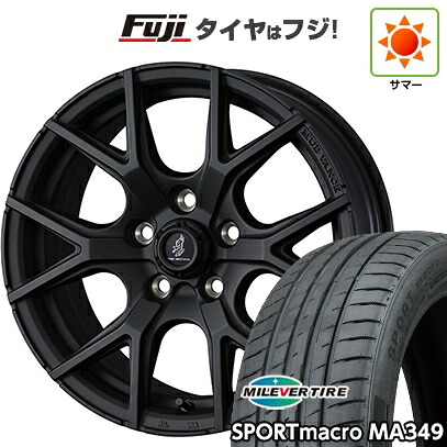 【新品国産車用5穴114.3】 夏タイヤ ホイール4本セット 235/55R18 ミレバー スポーツマクロ MA349（限定） WEDS ウェッズアドベンチャー マッドヴァンス SD 7.5J 18インチ(送料無料) 84,865円
