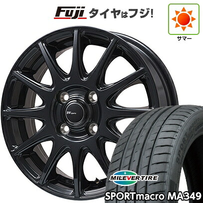 【新品】シエンタ 2015-22 夏タイヤ ホイール4本セット 195/50R16 ミレバー スポーツマクロ MA349（限定） ビッグウエイ BWスポーツ S-120 ダークガンメタ 6J 16インチ(送料無料)
