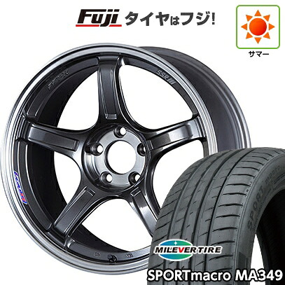 【新品国産車用5穴114.3】 夏タイヤ ホイール4本セット 215/35R19 ミレバー スポーツマクロ MA349（限定） SSR GT GTX03 8.5J 19インチ(送料無料)