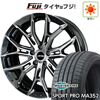 【新品国産車用5穴100】 夏タイヤ ホイール4本セット 215/45R17 ミレバー スポーツプロ MA352(限定) 共豊 ガレルナ フィヌラ 7.5J 17インチ(送料無料)