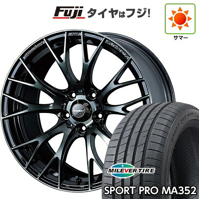 【新品国産車用5穴100】 夏タイヤ ホイール4本セット 215/45R17 ミレバー スポーツプロ MA352(限定) WEDS ウェッズスポーツ SA-20R 7.5J 17インチ(送料無料)|フジ スペシャルセレクション