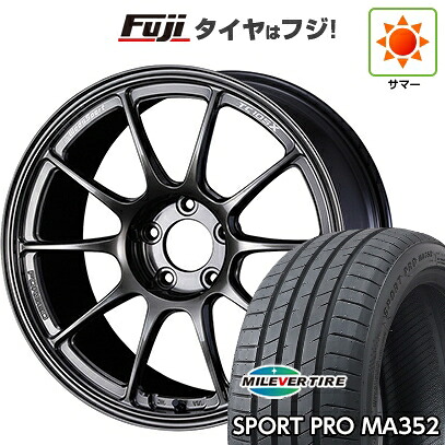 【新品国産車用5穴100】 夏タイヤ ホイール4本セット 215/45R17 ミレバー スポーツプロ MA352(限定) WEDS ウェッズスポーツ TC-105X フォージド 7.5J 17インチ(送料無料)|フジ スペシャルセレクション