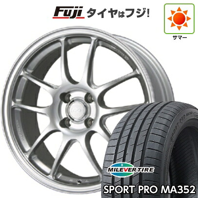 【新品国産車用5穴100】 夏タイヤ ホイール4本セット 215/45R17 ミレバー スポーツプロ MA352(限定) ENKEI エンケイ PerformanceLine PF01 7J 17インチ(送料無料)