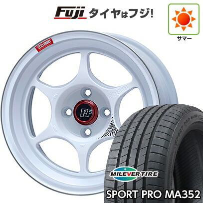 【新品国産車用5穴100】 夏タイヤ ホイール4本セット 215/45R17 ミレバー スポーツプロ MA352(限定) ENKEI エンケイ PerformanceLine PF06 マシニングホワイト 7.5J 17インチ(送料無料)