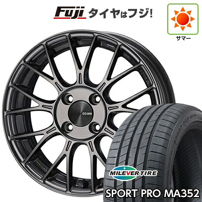 【新品】シエンタ 2022- 夏タイヤ ホイール4本セット 205/45R17 ミレバー スポーツプロ MA352(限定) ENKEI エンケイ PerformanceLine PFM1 7J 17インチ(送料無料)｜フジ スペシャルセレクション