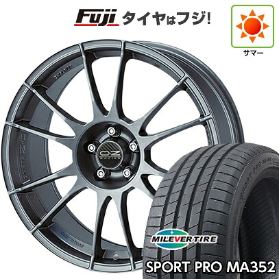 【新品国産車用5穴100】 夏タイヤ ホイール4本セット 215/45R17 ミレバー スポーツプロ MA352(限定) OZ ウルトラレッジェーラ 7.5J 17インチ(送料無料)｜フジ スペシャルセレクション 118,250円