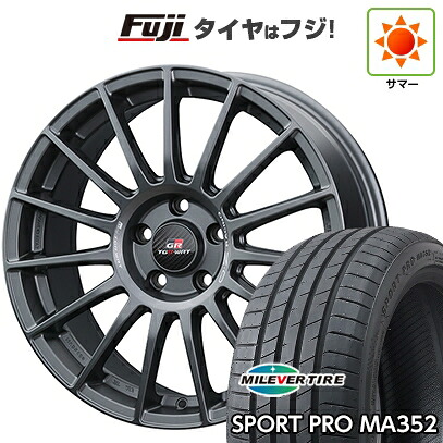 【新品国産車用5穴100】 夏タイヤ ホイール4本セット 215/45R17 ミレバー スポーツプロ MA352(限定) OZ スーパーツーリズモ TGR-WRT 7.5J 17インチ(送料無料) 121,150円