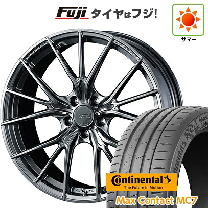 【新品国産車用5穴114.3】 夏タイヤ ホイール4本セット 245/35R21 コンチネンタル コンチ マックスコンタクトMC7(限定) WEDS ウェッズ F-ZERO FZ-1 9J 21インチ(送料無料) 211,100円