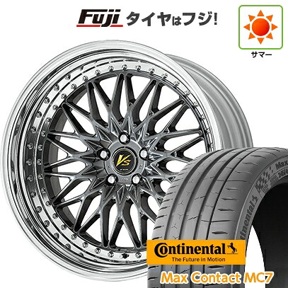 【新品国産車用5穴114.3】 夏タイヤ ホイール4本セット 245/35R21 コンチネンタル コンチ マックスコンタクトMC7(限定) WORK ワーク VS VS-XV 8.5J 21インチ(送料無料)