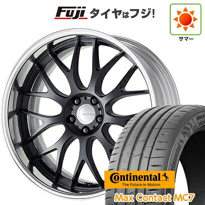 【新品国産車用5穴114.3】 夏タイヤ ホイール4本セット 245/35R21 コンチネンタル コンチ マックスコンタクトMC7(限定) WORK ワーク グノーシスRX RXM 9J 21インチ(送料無料)