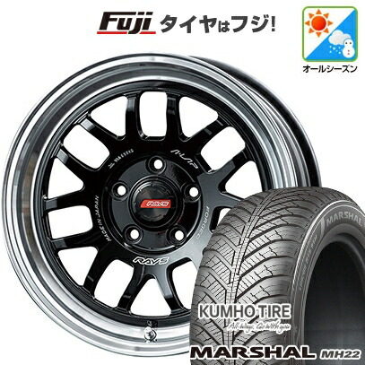 【新品国産車用5穴114.3】 オールシーズンタイヤ ホイール4本セット 225/65R17 106 V XL クムホ マーシャル MH22 オールシーズン(限定) RAYS レイズ A LAP-07X 7J 17インチ(送料無料)