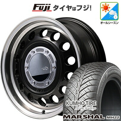 【新品国産車用5穴114.3】 オールシーズンタイヤ ホイール4本セット 215/65R16 102 V XL クムホ マーシャル MH22 オールシーズン(限定) MID WHEELS ガルシア シスコ タイプ2 6.5J 16インチ(送料無料)