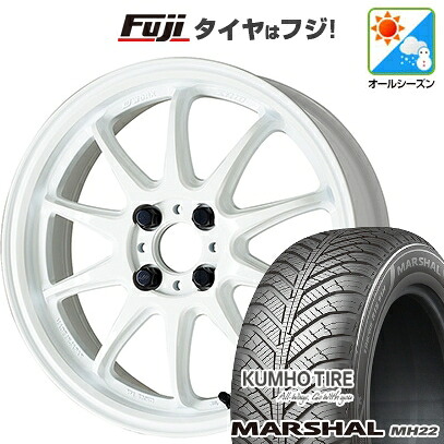 【新品】シエンタ 2022- オールシーズンタイヤ ホイール4本セット 205/45R17 88 W XL クムホ マーシャル MH22 オールシーズン(限定) WORK ワーク エモーション ZR10 7J 17インチ(送料無料)
