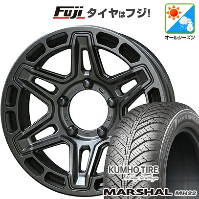【新品国産車用5穴114.3】 オールシーズンタイヤ ホイール4本セット 215/65R16 102 V XL クムホ マーシャル MH22 オールシーズン(限定) 共豊 PPX MK6 7J 16インチ(送料無料)｜フジ スペシャルセレクション