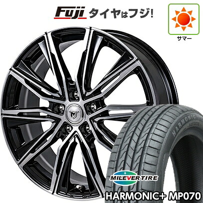 【新品】ライズ/ロッキー(ハイブリッド) 夏タイヤ ホイール4本セット 195/60R17 ミレバー ハーモニック プラス MP070(限定) モンツァ JPスタイル MJ-X 7J 17インチ(送料無料)|フジ スペシャルセレクション
