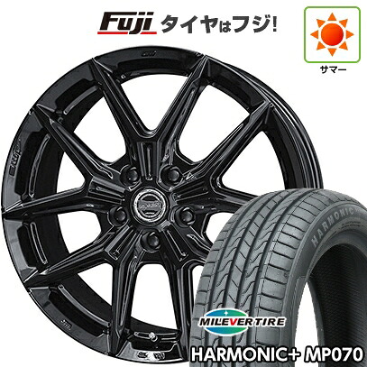 【新品】60系プリウス 夏タイヤ ホイール4本セット 195/60R17 ミレバー ハーモニック プラス MP070(限定) 共豊 スマック IG-TEC トヨタ・レクサス車専用 6.5J 17インチ(送料無料)