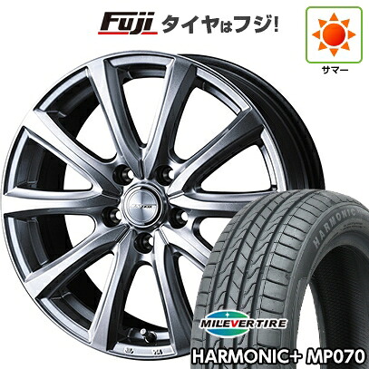 【新品】60系プリウス 夏タイヤ ホイール4本セット 195/60R17 ミレバー ハーモニック プラス MP070(限定) WEDS ウェッズ ジョーカー スマッシュ 7J 17インチ(送料無料)