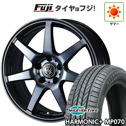 【新品】60系プリウス 夏タイヤ ホイール4本セット 195/60R17 ミレバー ハーモニック プラス MP070(限定) WEDS ウェッズ ライツレー KW 7J 17インチ(送料無料)