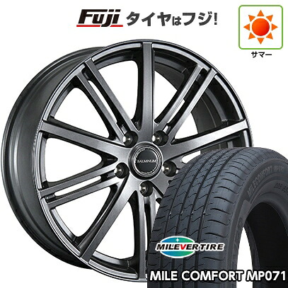 【新品】シエンタ 2022- 夏タイヤ ホイール4本セット 185/65R15 ミレバー ミレコンフォート MP071(限定) ブリヂストン バルミナ BR10 6J 15インチ(送料無料)