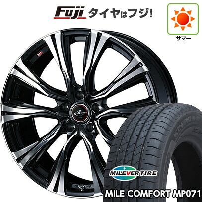 【新品国産車用5穴114.3】 夏タイヤ ホイール4本セット 205/60R16 96 W XL ミレバー ミレコンフォート MP071(限定) WEDS ウェッズ レオニス VR 6.5J 16インチ(送料無料)|フジ スペシャルセレクション