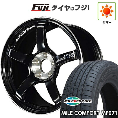 【新品国産車用5穴114.3】 夏タイヤ ホイール4本セット 205/60R16 96 W XL ミレバー ミレコンフォート MP071(限定) ヨコハマ アドバンレーシング TC-4 SE 7J 16インチ(送料無料)｜フジ スペシャルセレクション
