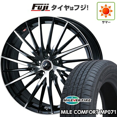 【新品国産車用5穴114.3】 夏タイヤ ホイール4本セット 205/60R16 96 W XL ミレバー ミレコンフォート MP071(限定) WEDS ウェッズ レオニス FR 6.5J 16インチ(送料無料)|フジ スペシャルセレクション