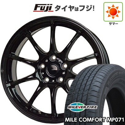 【新品】シエンタ 2022- 夏タイヤ ホイール4本セット 185/65R15 ミレバー ミレコンフォート MP071(限定) ホットスタッフ ジースピード G-07 6J 15インチ(送料無料)