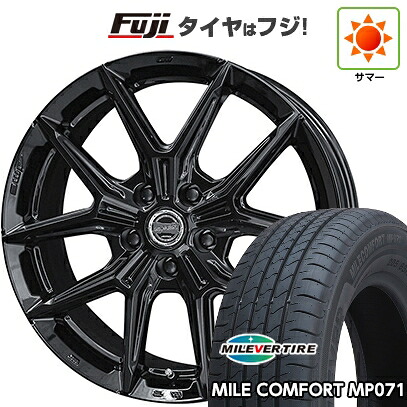 【新品】シエンタ 2022- 夏タイヤ ホイール4本セット 185/65R15 ミレバー ミレコンフォート MP071(限定) 共豊 スマック IG-TEC 6J 15インチ(送料無料)
