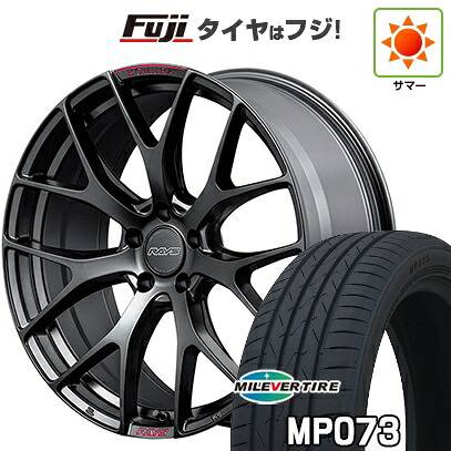 【新品】60系プリウス 夏タイヤ ホイール4本セット 195/50R19 ミレバー ポイズ MP073(限定) RAYS レイズ ホムラ 2X7FT SPORT EDITION 7J 19インチ(送料無料)|フジ スペシャルセレクション